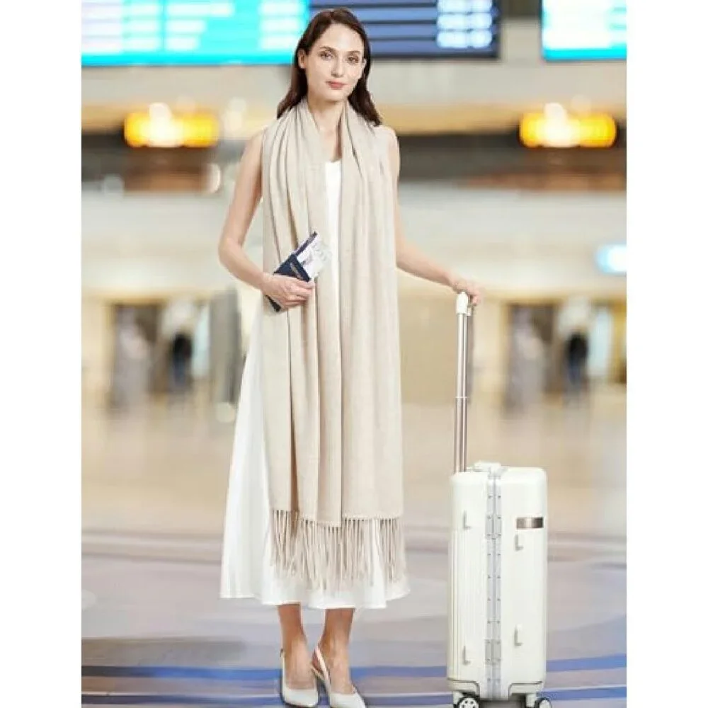 Soft Cashmere Blend Wrap Shawl 87